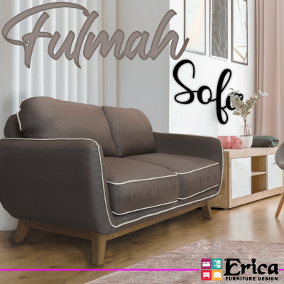 Fulmah 3 Seater Fabric Sofa