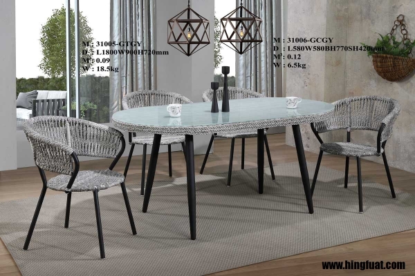 Garden Table Set 31005-31006