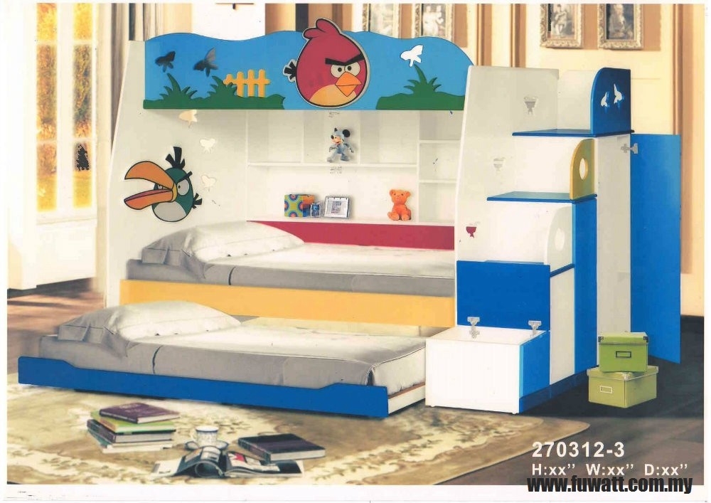 Children Bedroom Set -270312-3 Children Bedroom Set Bed & Bedframe Choose Sample / Pattern Chart