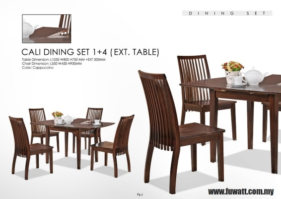 CALI  Dining Set 1+4