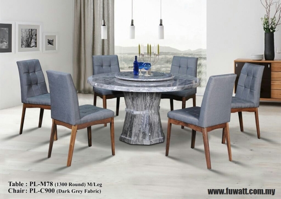 Wooden Dining : Table PL-M78 + PL-C900