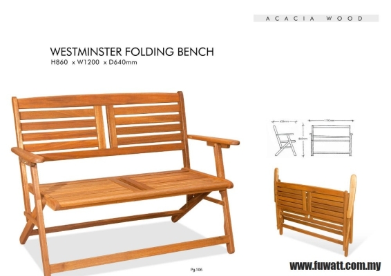 WESTMINSTER FOLDING BENCH