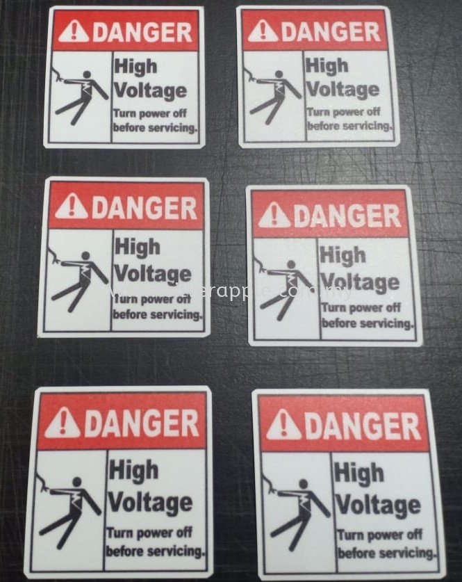 DANGER STICKER