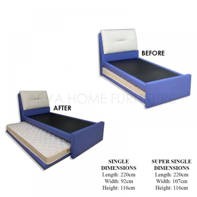 Gemini Single Pull Out Bed - 01