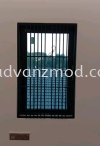 Window Grille With Powder Coating Matt Black  Mild Steel Grille