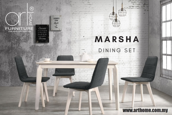 Marsha 1+4  T3008(130X80)-White Wash + C1511-Black-White