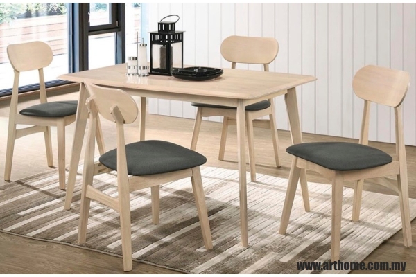 WOODEN DINING SET 1+4 (1275 PUBLIC A + PUBLIC A)