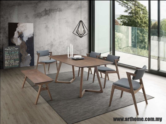 CACA DINING SET (1+4+BENCH)