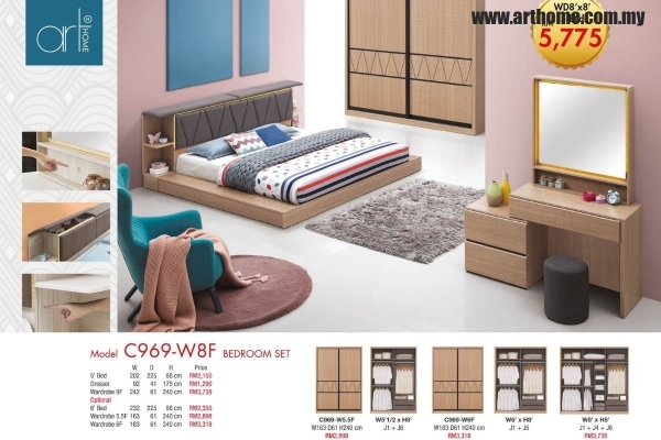 BedRoom Set C969-W8F