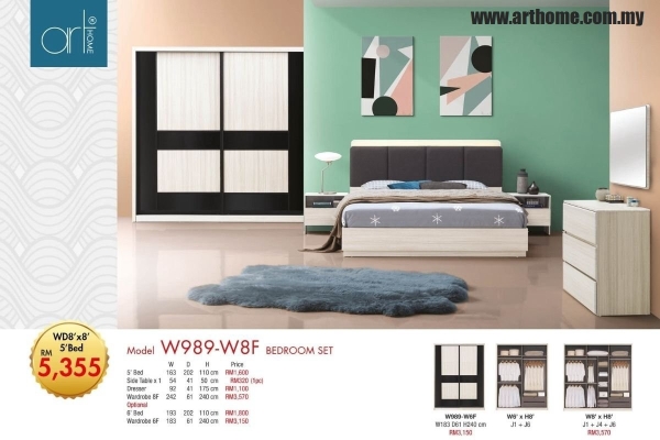 BedRoom Set W989-W8F