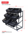 190001 - Veg Rack NVR001 (Metal only) FRUIT & VEGE RACKS