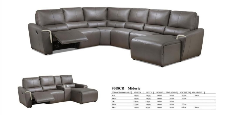 Corner sofa - 9008CR Midorie