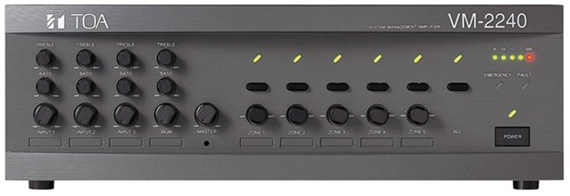 VM-2120 ER.TOA System Management Amplifier (ER Version)