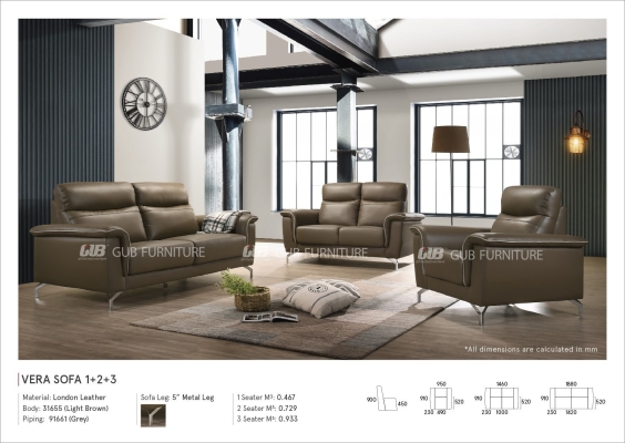 Recliner Sofa Set - Vera sofa