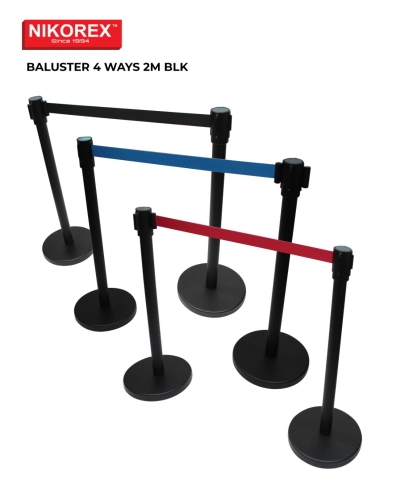 600021 - BALUSTER 4 WAYS 2M BLK