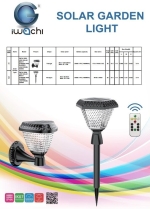 Iwachi LED Solar Garden Light (3503 & 3506)