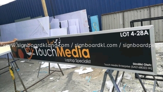 touchmedia lightbox signage signboard at shah alam