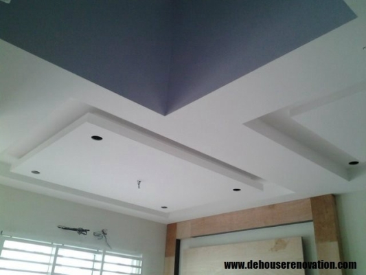 Simple Design Plaster Ceiling Work Penang 