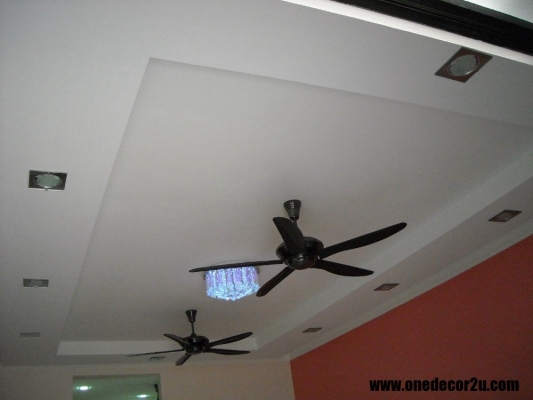 Mix Wooden Plaster Ceiling Sample & Contractor Selangor / Kuala Lumpur