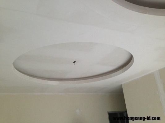 Round Light Holder Plaster Ceiling Taman Perling / Johor Bahru 