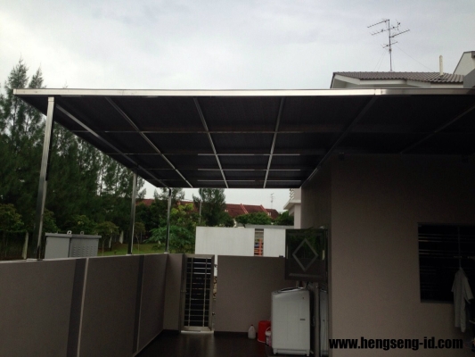 ACP Awning Roof With Renovation Johor Bahru 