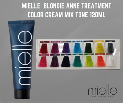 Mielle Professional Blondie Anne Treatment Color Cream 120G (Mix Color)
