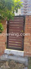 SWING GATE MIX ALUMINIUM @VILLA SUNGAI LONG, JALAN SL 5/2, KAJANG, SELANGOR Gate