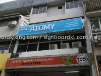 atomy 3d led frontlit lettering logo signage signboard at taman desa