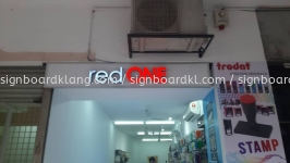 red one 3d led frontlit lettering logo signage signboard at kuala lumpur shah alam damansara 