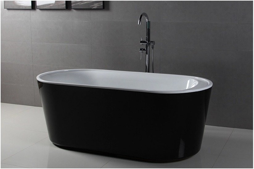 PRB-02838-WT BLK Bathtub Bathroom / Washroom Choose Sample / Pattern Chart