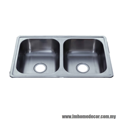 Sinki Dapur Model : Haustern CJX 620 (DOUBLE)