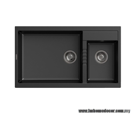 Granite Sink : Haustern HT.PRISMA 623 (BLACK GREY)