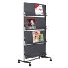 DELUXE MAGAZINE RACK Magazine & Newpaper Rack Display Equipment  Writing Equipment