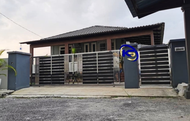 Sliding Gate & Side Gate Jalan Lunas, Kg Sg Badak, Lunas.