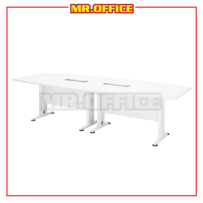 MR OFFICE : HBB-30-WH BOAT-SHAPE HBB 30 CONFERENCE TABLE