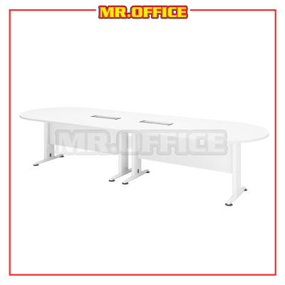 MR OFFICE : HIB-36-WH OVAL CONFERENCE TABLE 