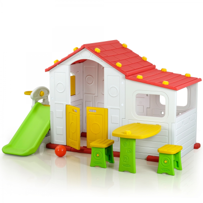 29019 Big Playhouse With Slide