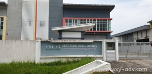 ESCO AUDIO VISUAL SDN BHD PVC signboard