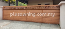 SLIDING GATE MIX ALUMINIUM @JALAN EKSEKUTIF U1/6B, GLENMARIE COURT AND COUTRY CLUB, SHAH ALAM, SELANGOR Gate