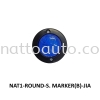 ROUND BLUE LED SIDE MARKER LAMP BUS TRUCK LORRY ROOF LAMP SIDE MARKER LAMP CIRCLE SIDE MARKER Side Marker Lamp Lighting