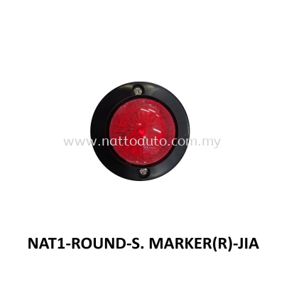 ROUND RED LED SIDE MARKER LAMP BUS TRUCK LORRY ROOF LAMP SIDE MARKER LAMP