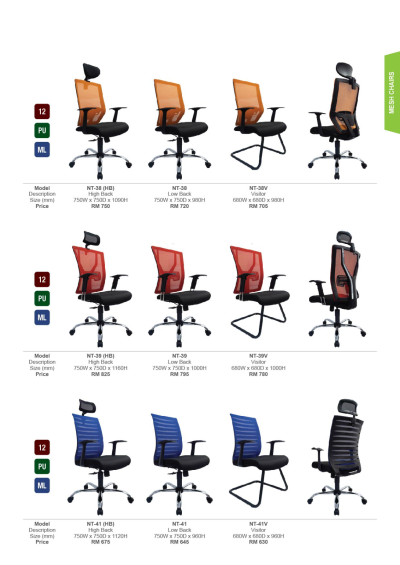 Mesh Chair NT-38 (HB)