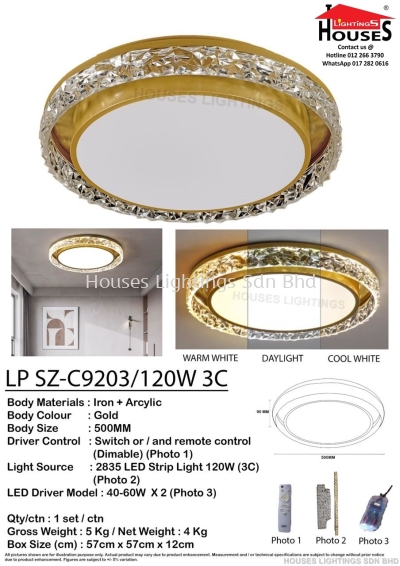 CEILING 9203-120 3C LP SZ