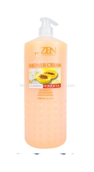 ZEN GARDEN SHOWER CREAM PAPAYA 2100ML