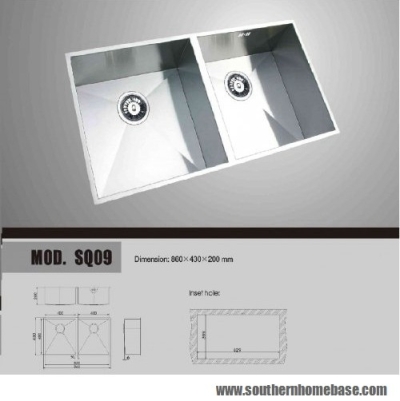 Kitchen Sink Model : Bareno SQ09 SUS Sink