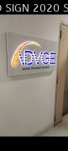 3d logo led light box Acrylic LED lightbox