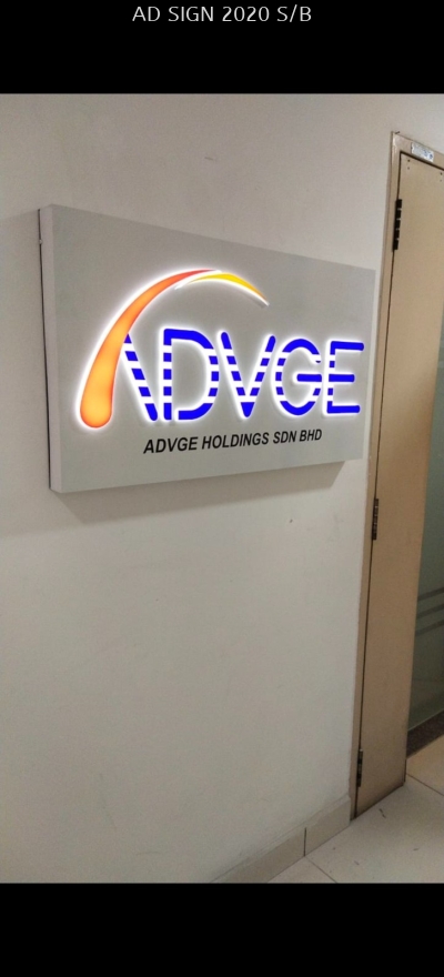 3d logo led light box