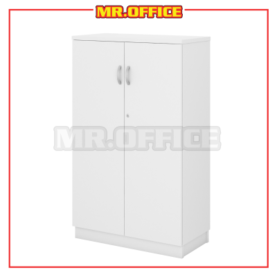 MR OFFICE : Q-YD13-WH SWINGING DOOR MEDIUM CABINET