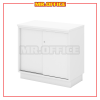 MR OFFICE : HARMONY SERIES SLIDING DOOR LOW CABINET H-SERIES WOODEN PEDESTALS & CABINETS
