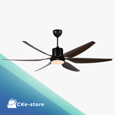 Boxham 56'' 66'' Asti-L Motor Ceiling Fan with LightDC Motor Kipas Ceiling - FU-002 Brown